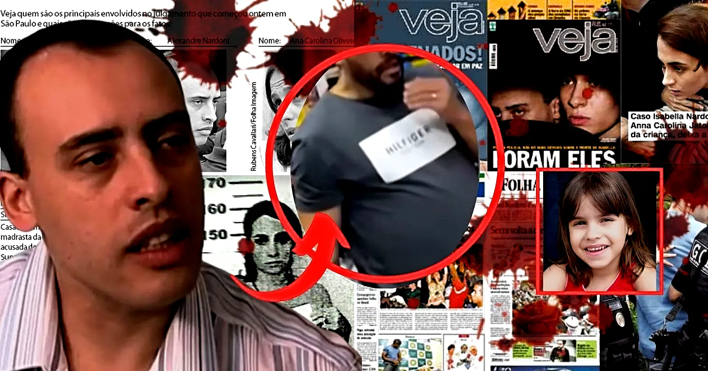 Veja como está Alexandre Nardoni após assassinato de Isabella (Foto Reprodução/Montagem/Lennita/Canva/ TV Globo/ Imagens televisionadas pelo Cidade Alerta/ Record/ Recorte de jornais)