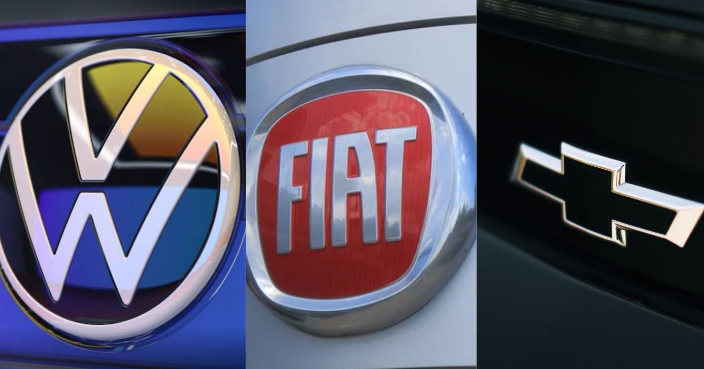 Logo Volks / Fiat / Chevrolet - Fotos: Internet