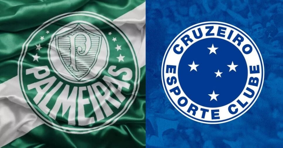 Logo do Palmeiras / Logo do Cruzeiro - Fotos: Internet