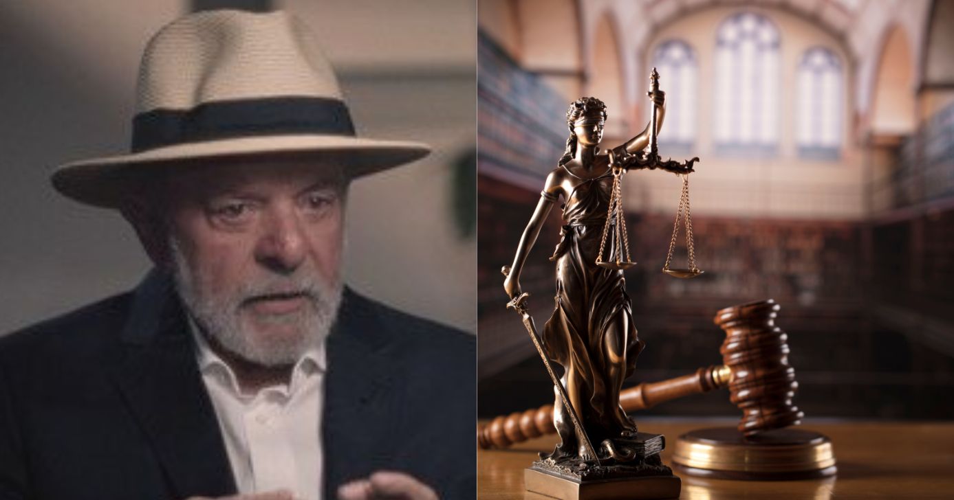 Luiz Inácio Lula da Silva e ilustração de lei (Fotos: Reproduções / Globo / Canva)