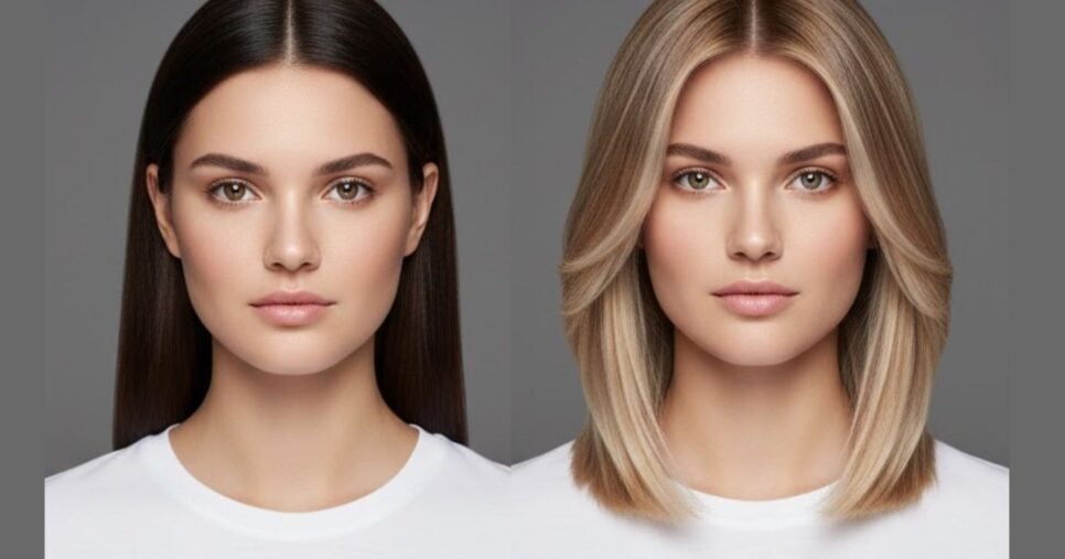 Mechas no estilo hair contouring (Foto Reprodução/Montagem/Lennita/TV Foco/GMN)