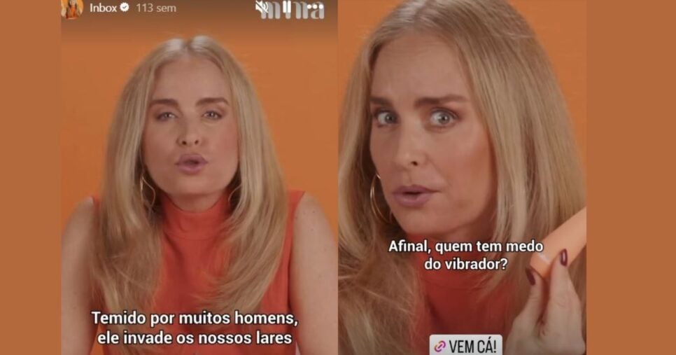 Angélica representa a marca através do perfil oficial (Foto Reprodução/Montagem/Instagram@minabemestar)