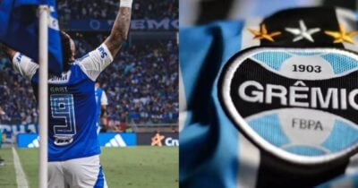Grêmio prepara PIX e quer assinar com Gabigol do Cruzeiro em 2026 - Montagem/TV FOCO
