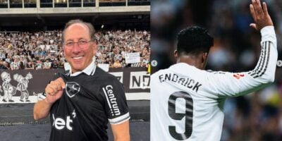 Foto - Montagem TV Foco/ Reprodução Instagram @botafogo & @endrick