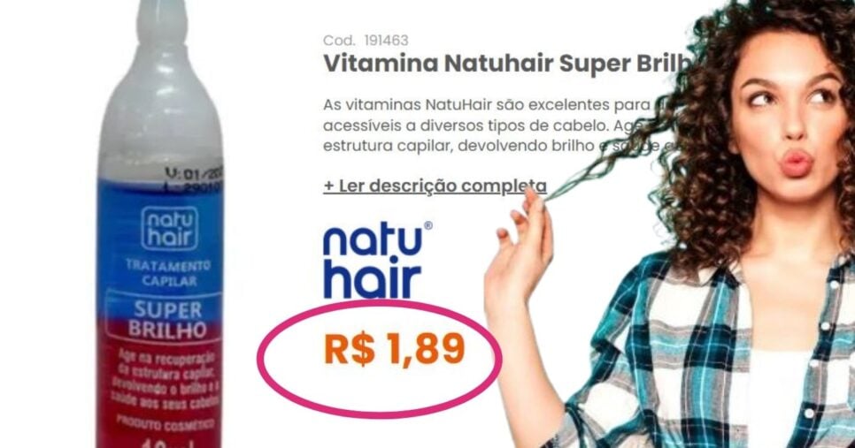 NatuHair Super Brilho: