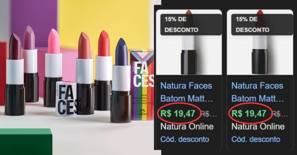 Batom Matte Natura Faces:
