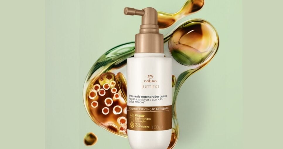 Serum antissinais da Natura (Foto Reprodução/Montagem/Canva/Site oficial)