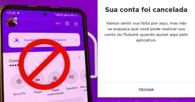 Nubank traz alerta a respeito de cancelamento de conta (Foto: Divulgação)