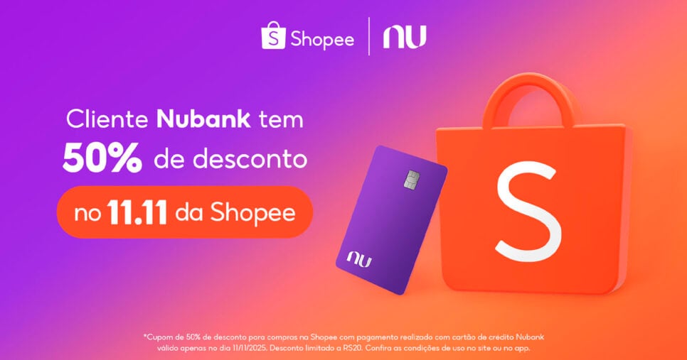 Nubank e Shopee (Foto: Reprodução)