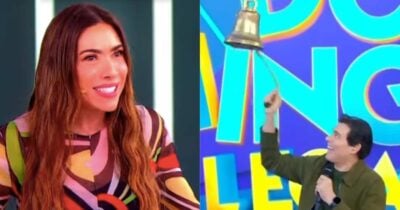 Patrícia Abravanel e Celso Portiolli (Fotos: Reproduções / SBT)