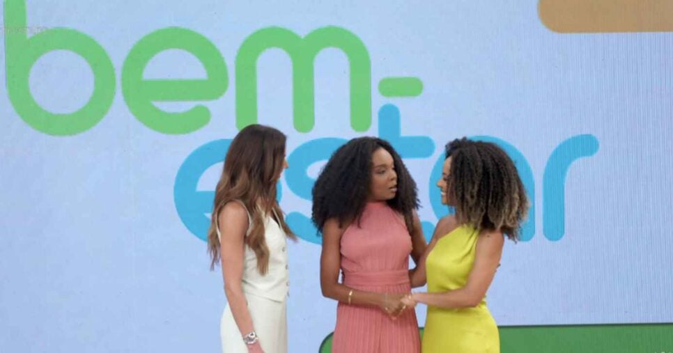 Patrícia Poeta, Thelma Assis e Valéria Almeida no Encontro (Foto: Reprodução / Globo)