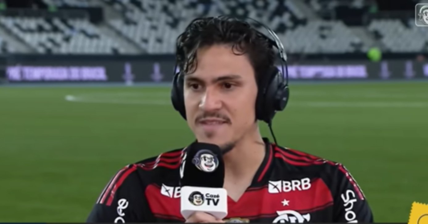 Flamengo busca substituto para Pedro (Foto: Cazé TV)