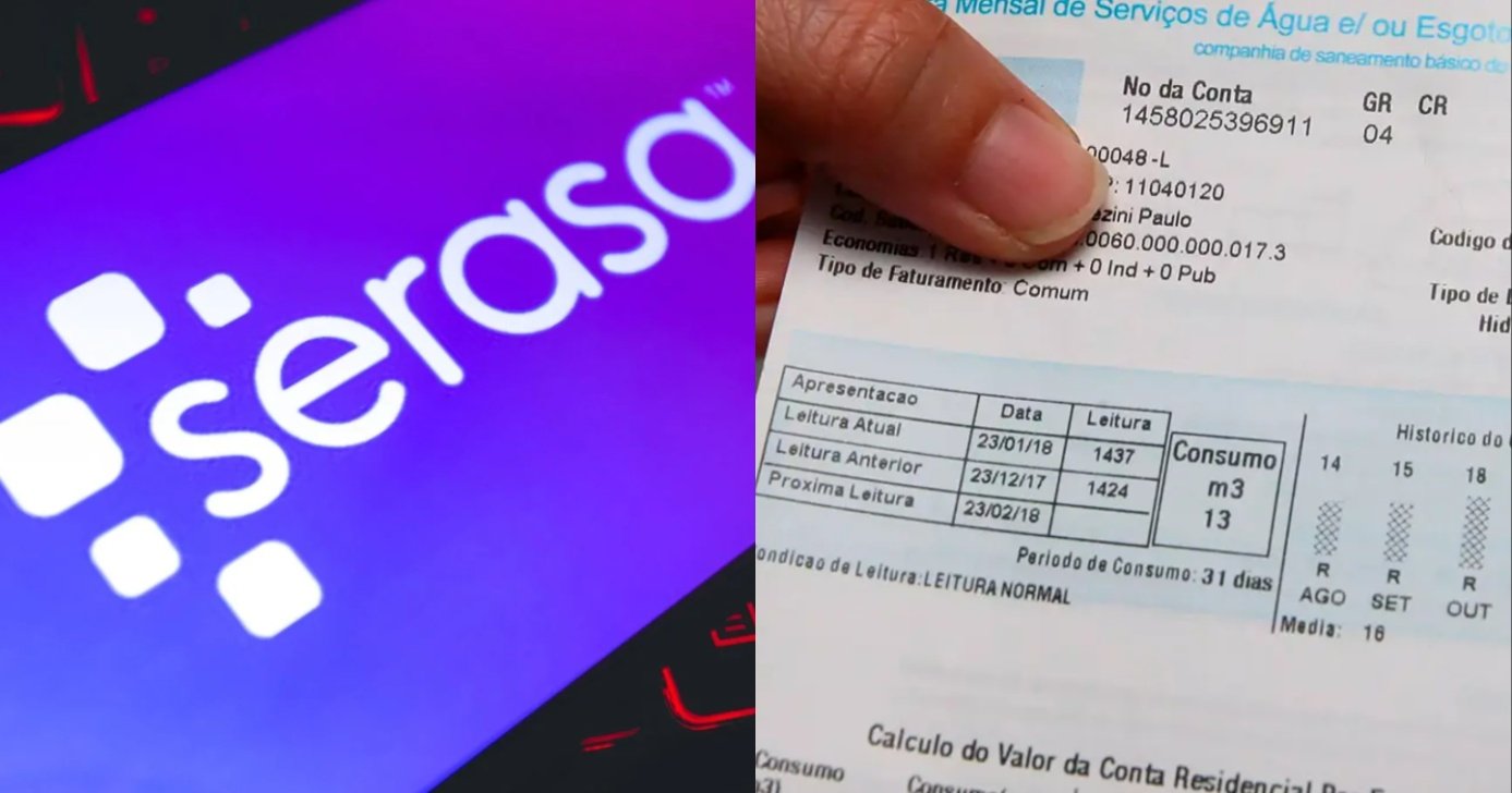 Pessoas com dívidas na conta de água devem ler alerta do Serasa (Foto: Reprodução/ Internet)