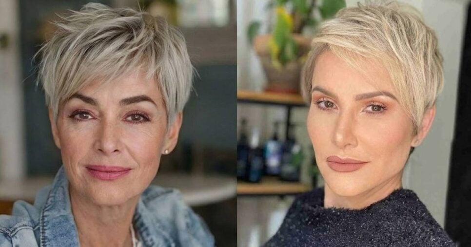 Ilustração Pixie cut é fácil de manter 
