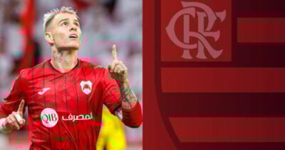 Róger Guedes no Flamengo (Foto: Reprodução - Instagram)