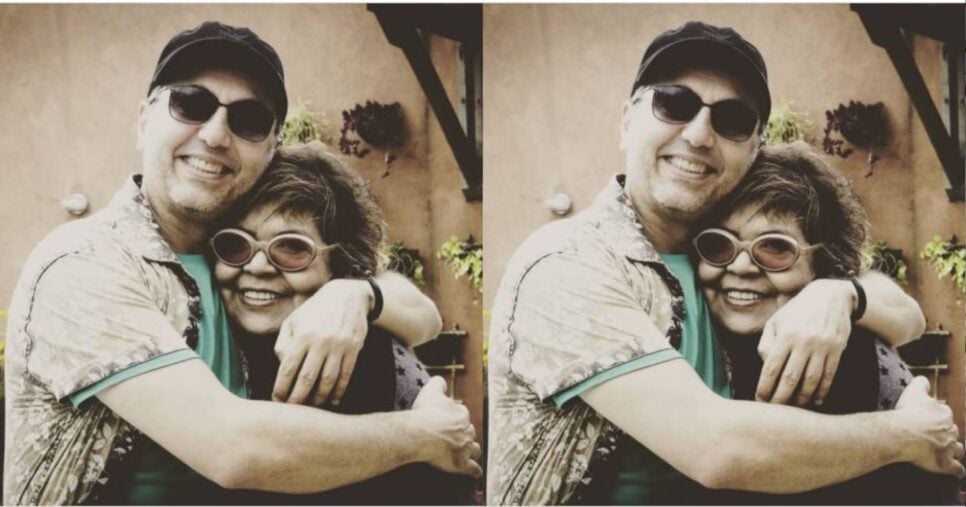 A cantora Rossana Decelso ao lado de Zeca Baleiro - Foto: Instagram