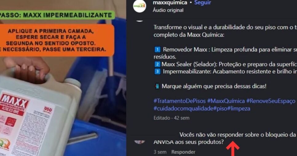 Consumidor cobra um posicionamento da marca sobre a decisão da ANVISA (Foto Reprodução/Instagram)