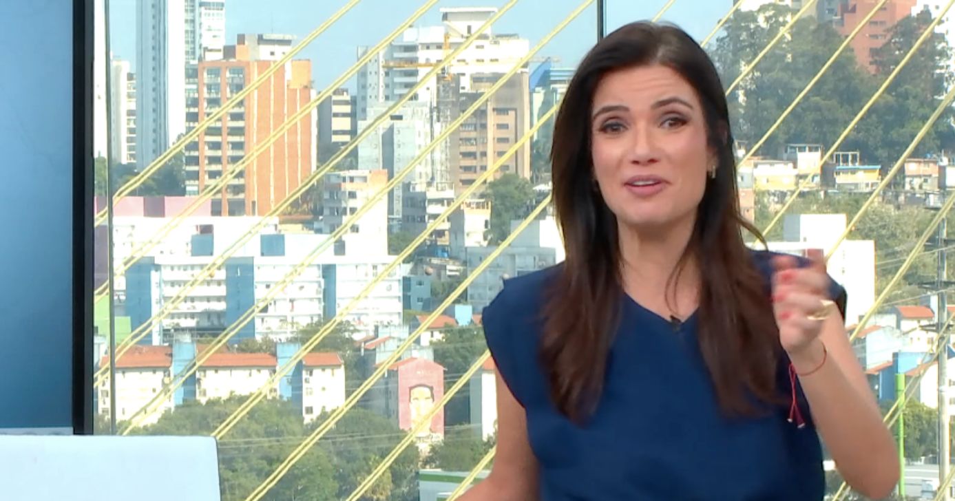 Sabina Simonato no Bom Dia São Paulo (Foto: Reprodução / Globo)