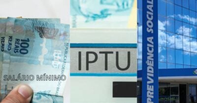 Salátio mínimo / IPTU / INSS - Montagem: TV FOCO