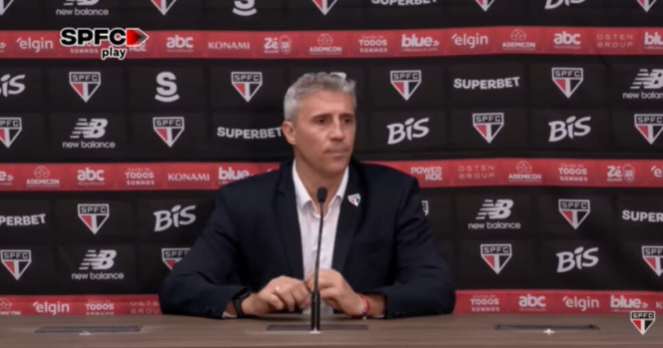 São Paulo recebe veredito de Crespo (Foto: São Paulo TV)