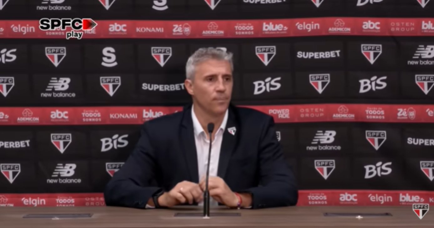 São Paulo recebe veredito de Crespo (Foto: São Paulo TV)
