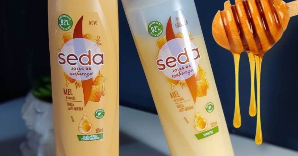 Shampoo Seda Mel e Aveia Antiquebra- (Foto Reprodução/Montagem/Mulheres Divando)
