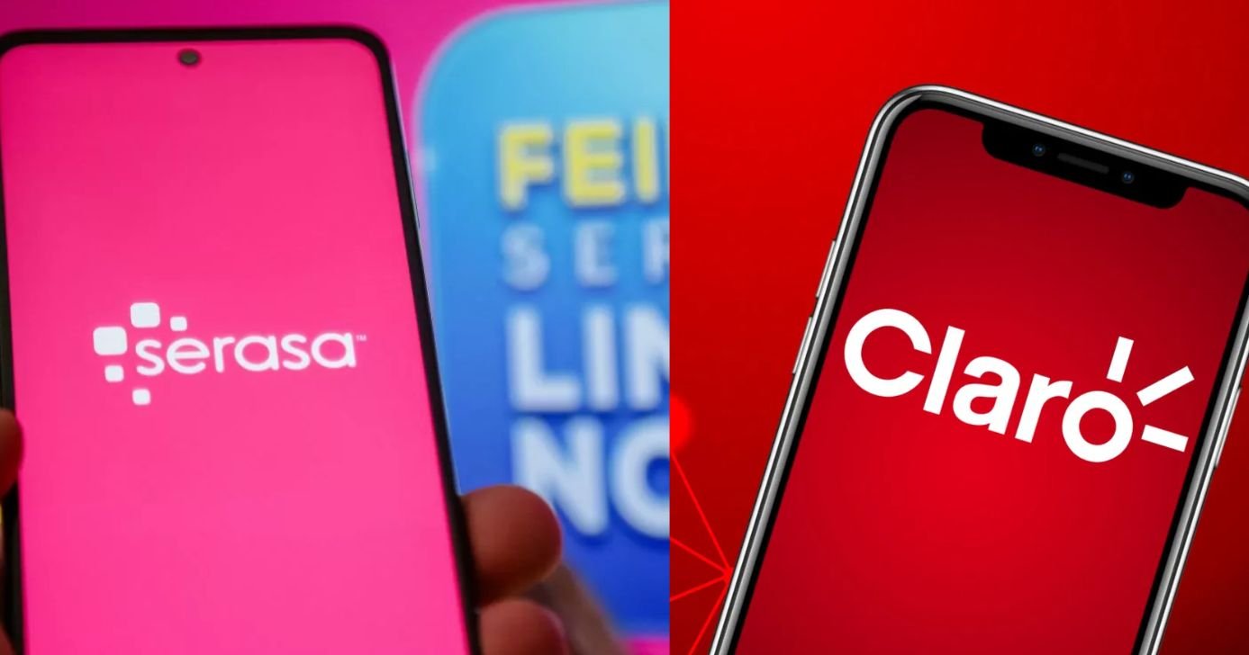 Serasa / Claro - Montagem: TV FOCO