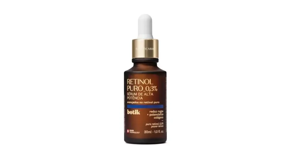 Sérum Facial de Alta Potência Botik Retinol Puro (Foto: Boticário)