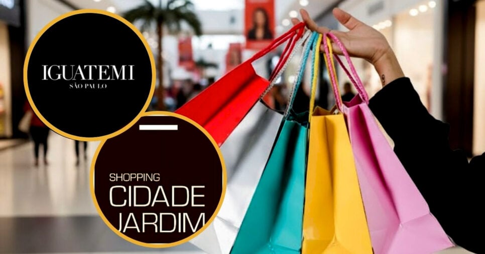 Saiba qual shopping ultrapassou o Cidade Jardim e o Iguatemi, em SP, segundo o Trip Advisor (Foto Reprodução/Montagem/TV Foco/Canva/GMN)