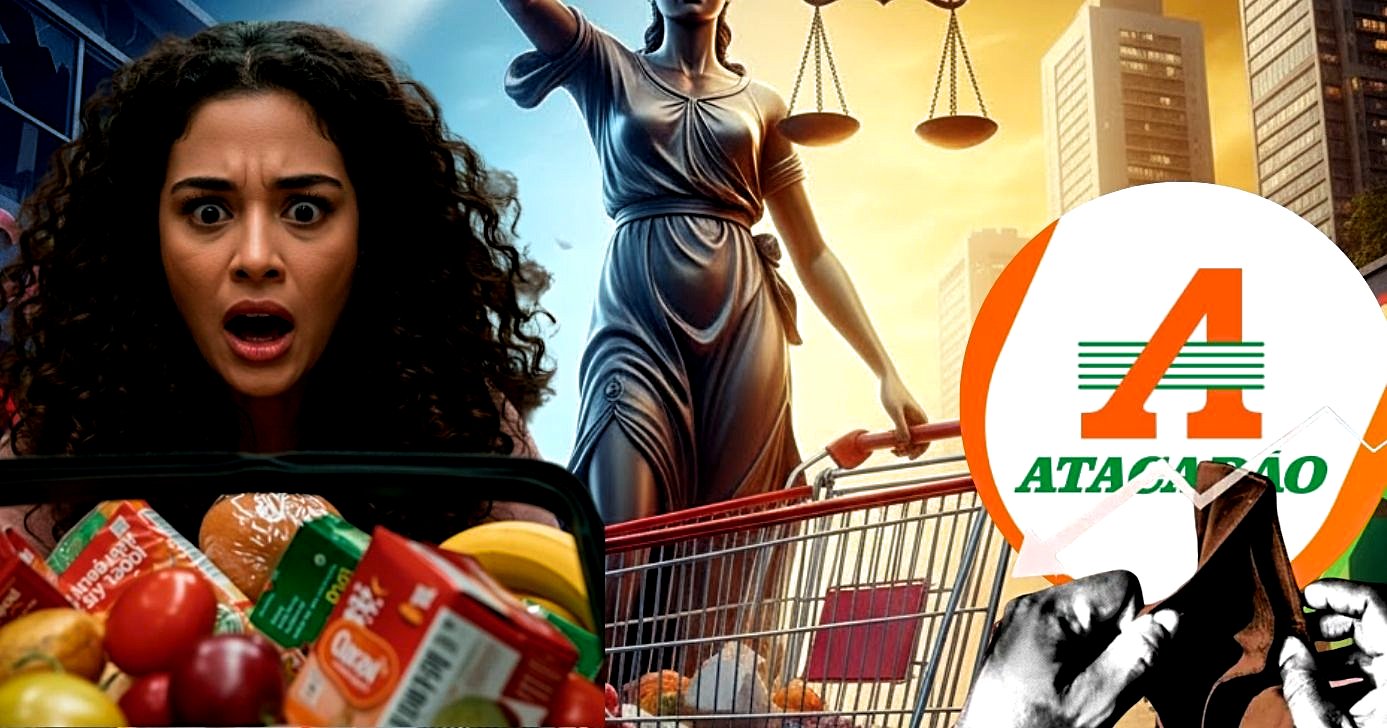 Supermercado, tão tradicional quanto o Atacadão, se afundou em falência (Foto Reprodução/Montagem/Lennita/TV Foco/Canva/GMN)