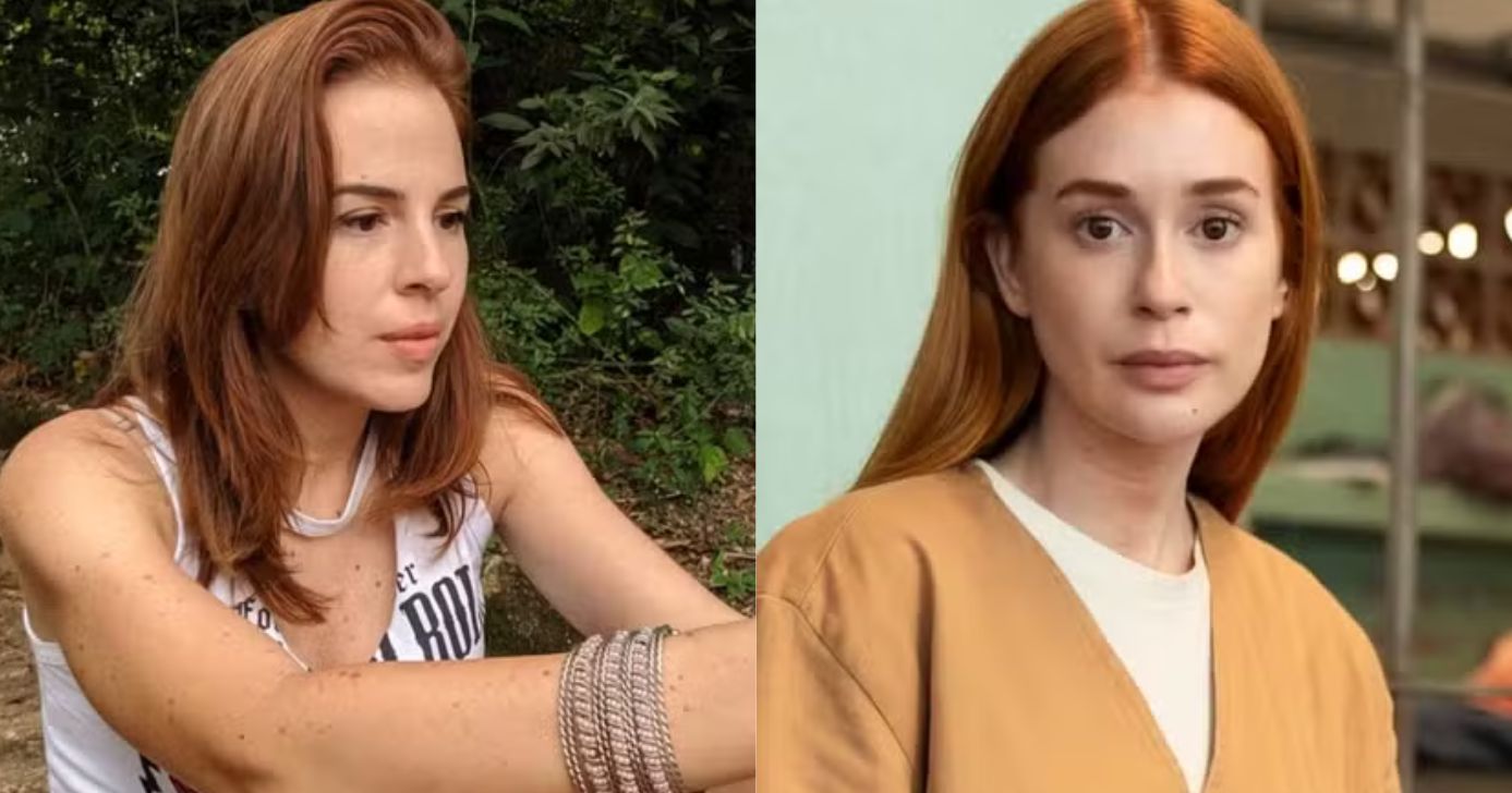 Suzane Von Richthofen e Marina Ruy Barbosa na série Tremembé (Fotos: Reproduções/ Instagram / Prime Video)
