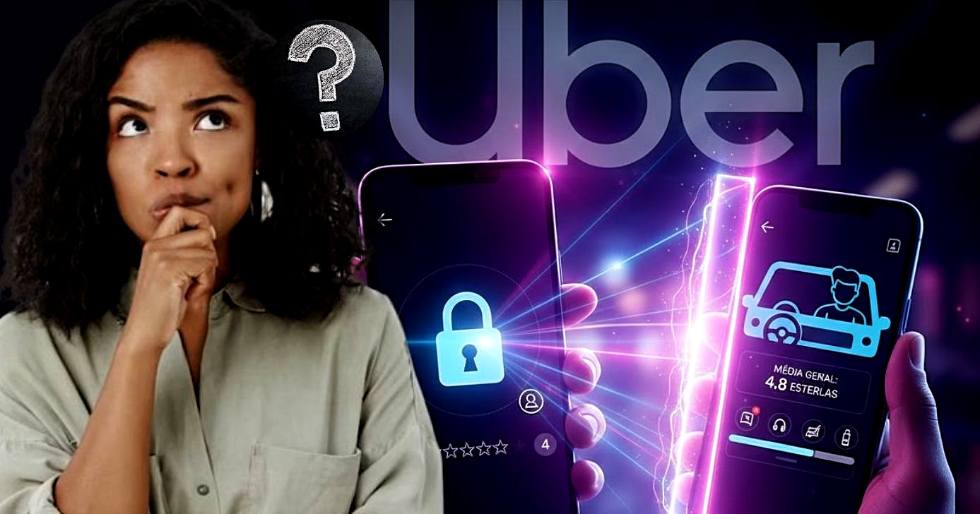 Saiba se os motoristas conseguem saber quem deu avaliação baixa pelo App (Foto Reprodução/Montagem/TV Foco/Canva/GMN/Uber)