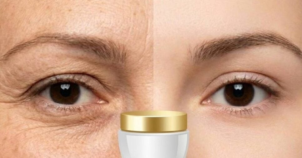 Ilustração Único ingrediente caseiro elimina rugas e manchas