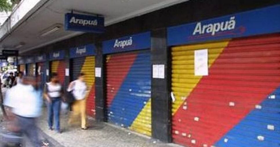 Unidade Arapuã fechada (Foto: Reprodução / O Globo)