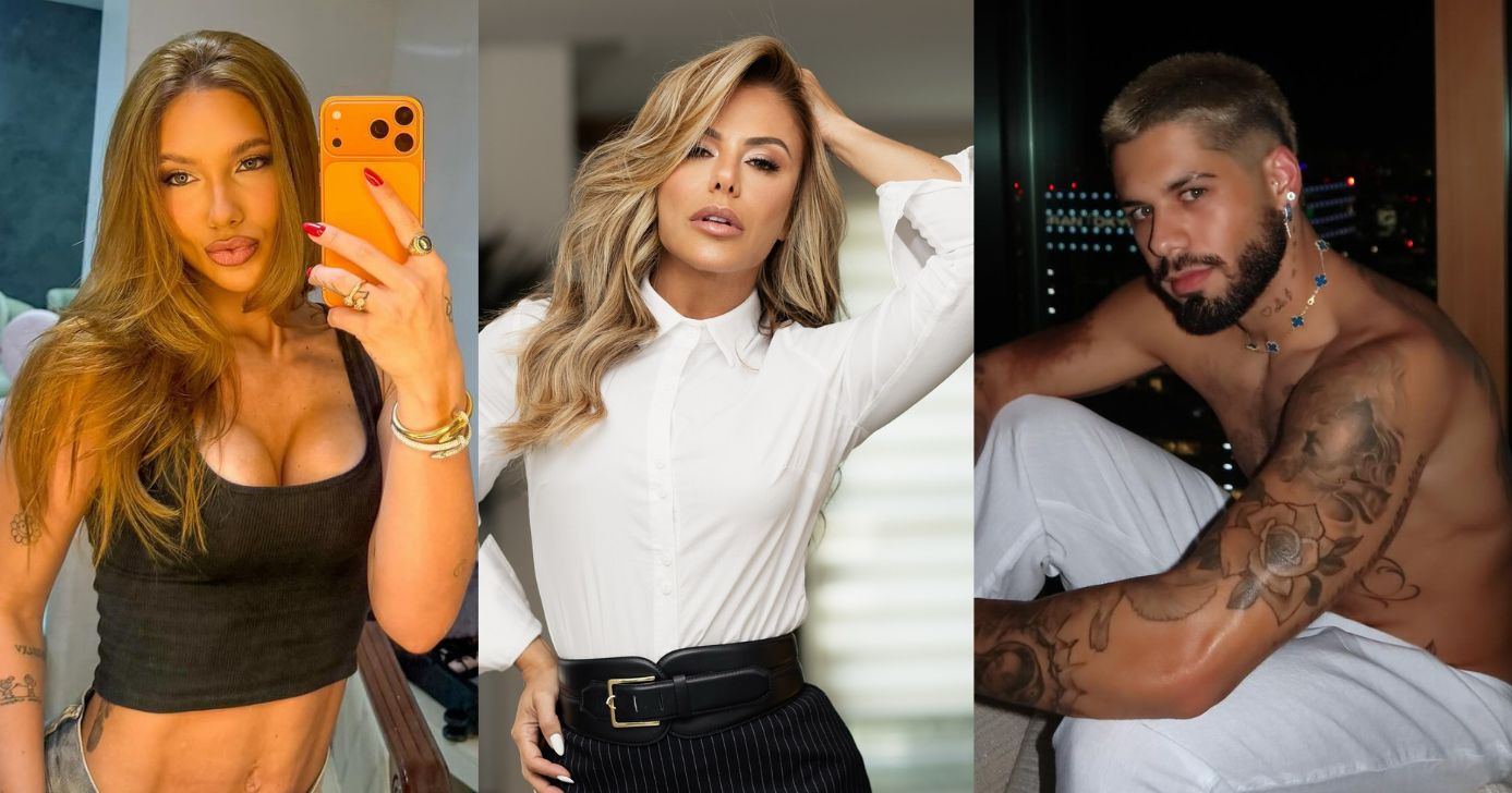 Virginia Fonseca, Poliana Rocha e Zé Felipe (Fotos: Reproduções / Instagram)