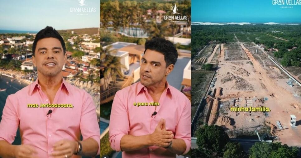 Zezé di Camargo decidiu investir em um empreendimento imobiliário de luxo (Foto Reprodução/Montagem/Instagram@Gran Vellas)