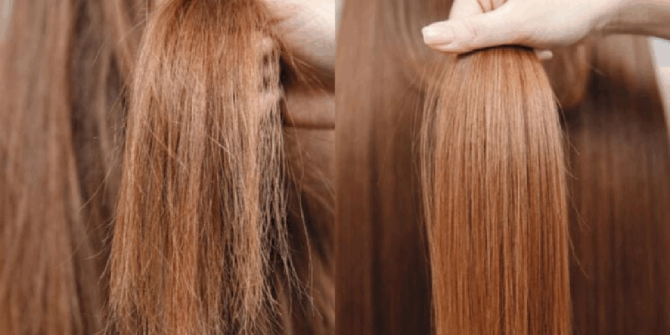 Cabelo antes e depois dos produtos (Foto: Reprodução/ Freepik)