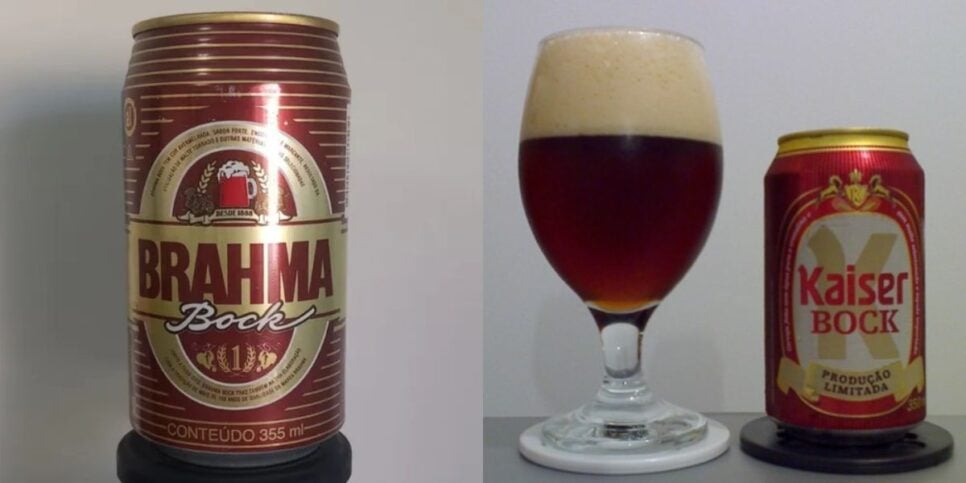 Brahma Bock e Kaiser Bock não estão mais no mercado (Reprodução: Montagem TV Foco)