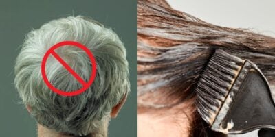 Tônico ajuda a acabar com o cabelo branco (Reprodução: Montagem TV Foco)