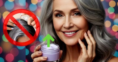 Saiba como manter os cabelos grisalhos sempre bonitos e bem hidratados (Foto Reprodução/Montagem/Lennita/Canva/TV Foco/GMN)