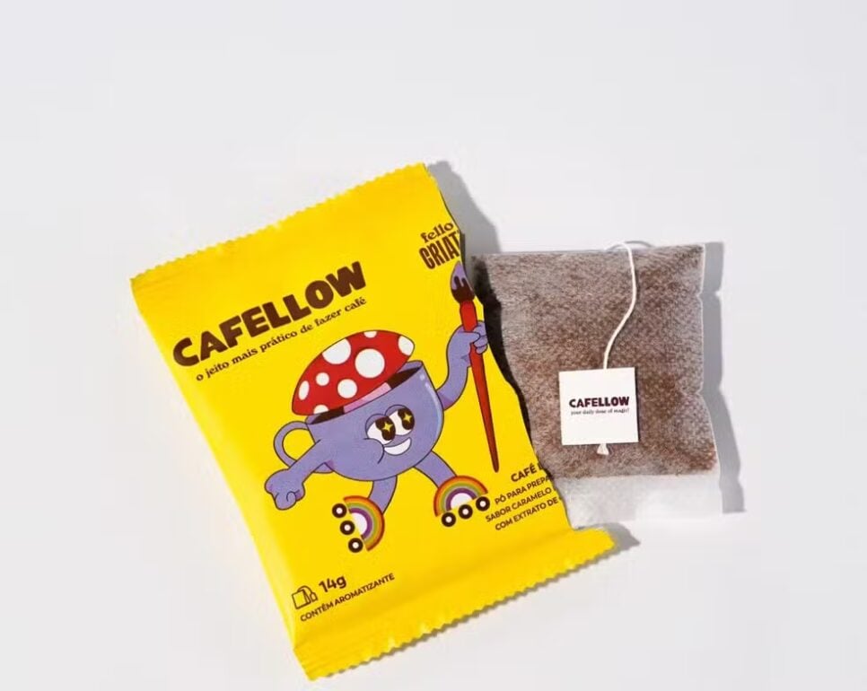 Anvisa proibiu a venda da marca de café Sachês do Cafellow criativo (Foto: Reprodução/ Internet)