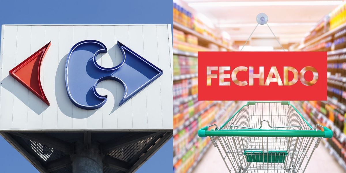 Supermercado grande como Carrefour precisa fechar as portas (Reprodução: Montagem TV Foco)