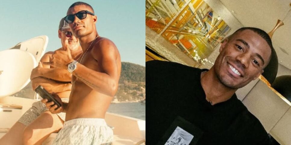 De la Cruz sofre com uma lesão crônica no joelho (Reprodução: Montagem TV Foco)