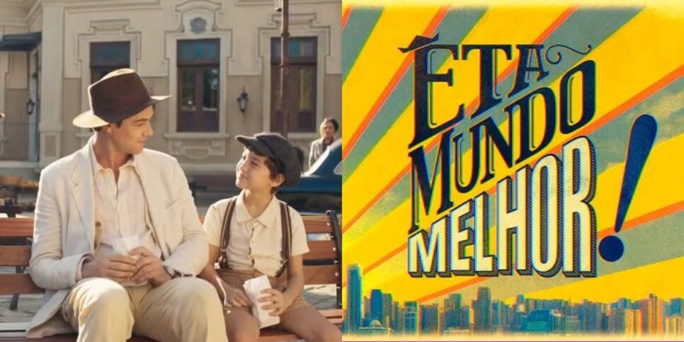 Candinho descobre que Samir é seu filho em Êta Mundo Melhor (Reprodução: Globo)