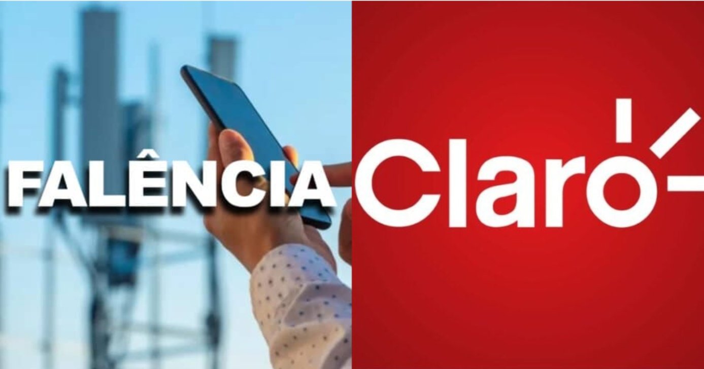 Falência de operadora rival da Claro - Foto; Montagem