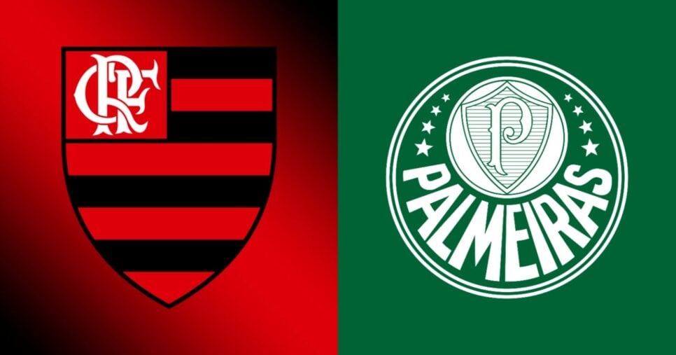 Flamengo atropela o Palmeiras e arranca 2 joias - Montagem/TV FOCO