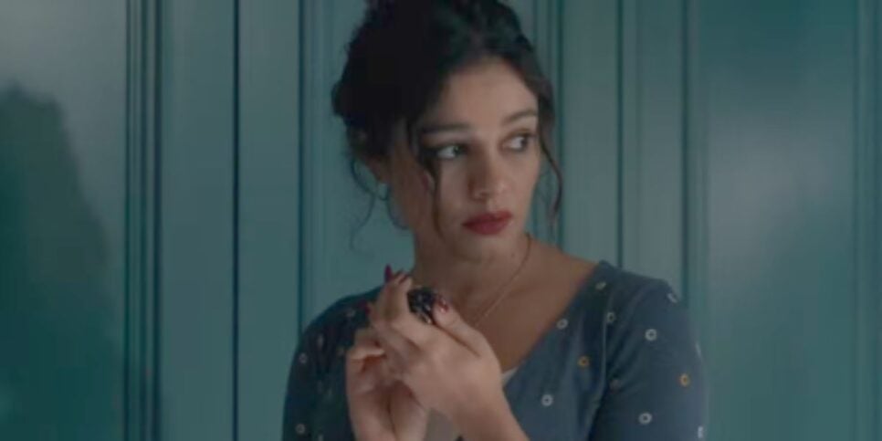 Gerluce quer roubar a estátua de Três Graças (reprodução: Globo)