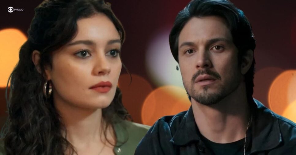 Gerluce (Sophie Charlotte) e Paulinho (Romulo Estrela) em Três Graças (Foto: Reprodução / Globo / Montagem TV Foco)