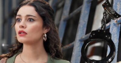 Ilustração de Gerluce presa em Três Graças (Foto: Reprodução / Globo / Montagem TV Foco)