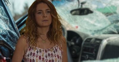 Ilustração de acidente de Filipa em Dona de Mim (Foto: Reprodução / Globo / Montagem TV Foco)